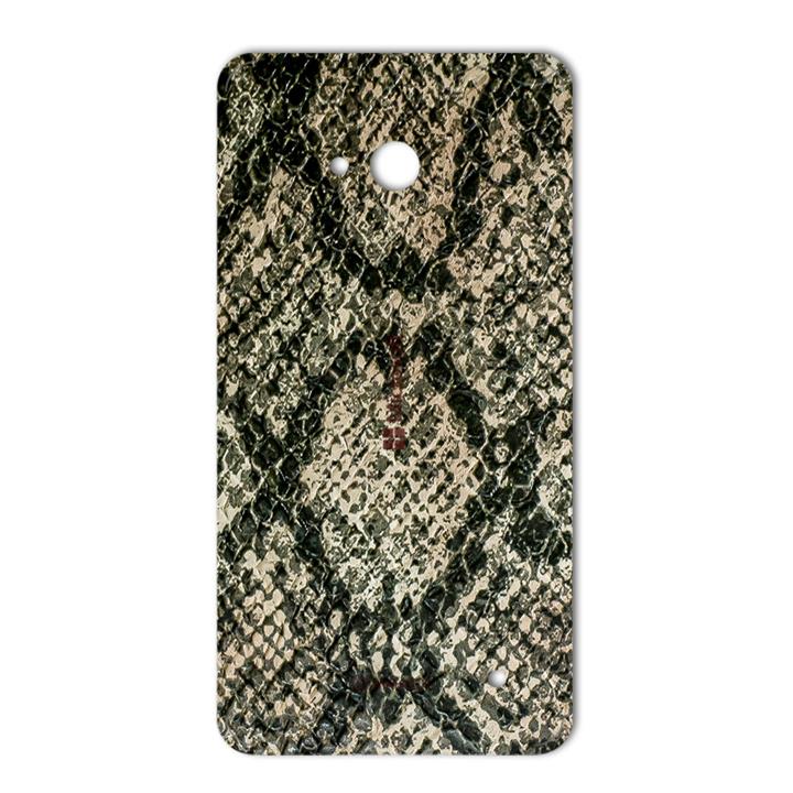 برچسب تزئینی ماهوت مدلJungle-python Texture مناسب برای گوشی  Microsoft Lumia 640 MAHOOT Jungle-python Texture Sticker for Microsoft Lumia 640